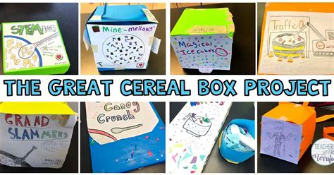 electric city project cereal box|cereal box math activities.